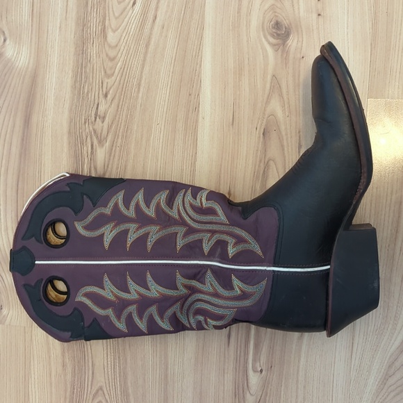 Vintage Tony Lama Square Toe Boots - Picture 7 of 13